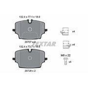 Textar Front Brake Pad Set 2070701