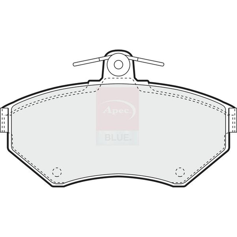 Apec Front Brake Pad Set fits Seat Arosa 2000-2004 1.4