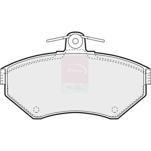 Apec Front Brake Pad Set fits Seat Arosa 2000-2004 1.4