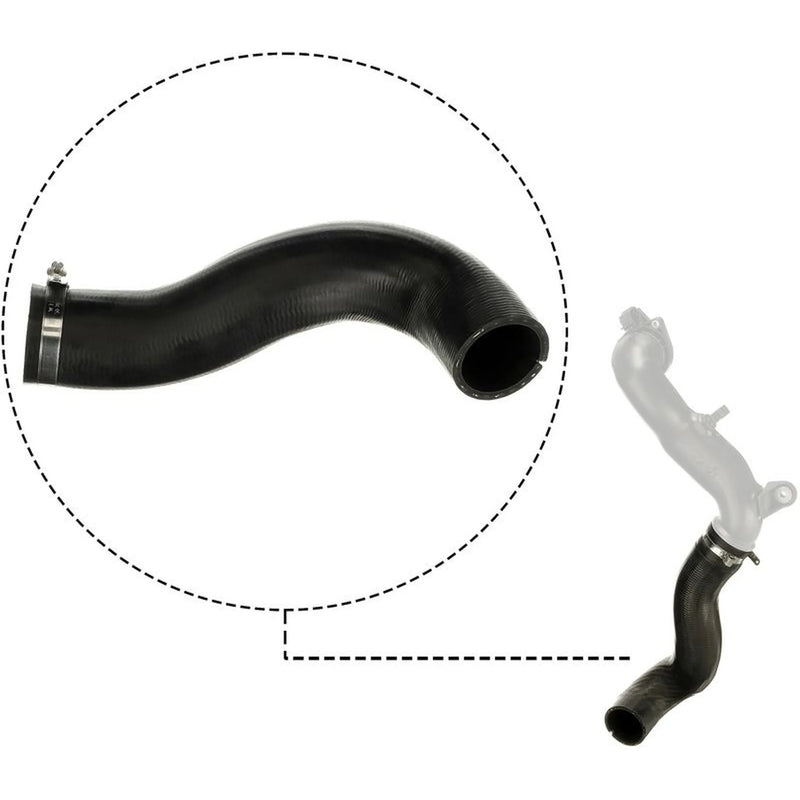 Gates Intercooler Turbo Charge Air Hose 390mm fits Fiat Multipla 2002-2010 1.9
