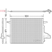 Denso Air Conditioning Condenser DCN10027
