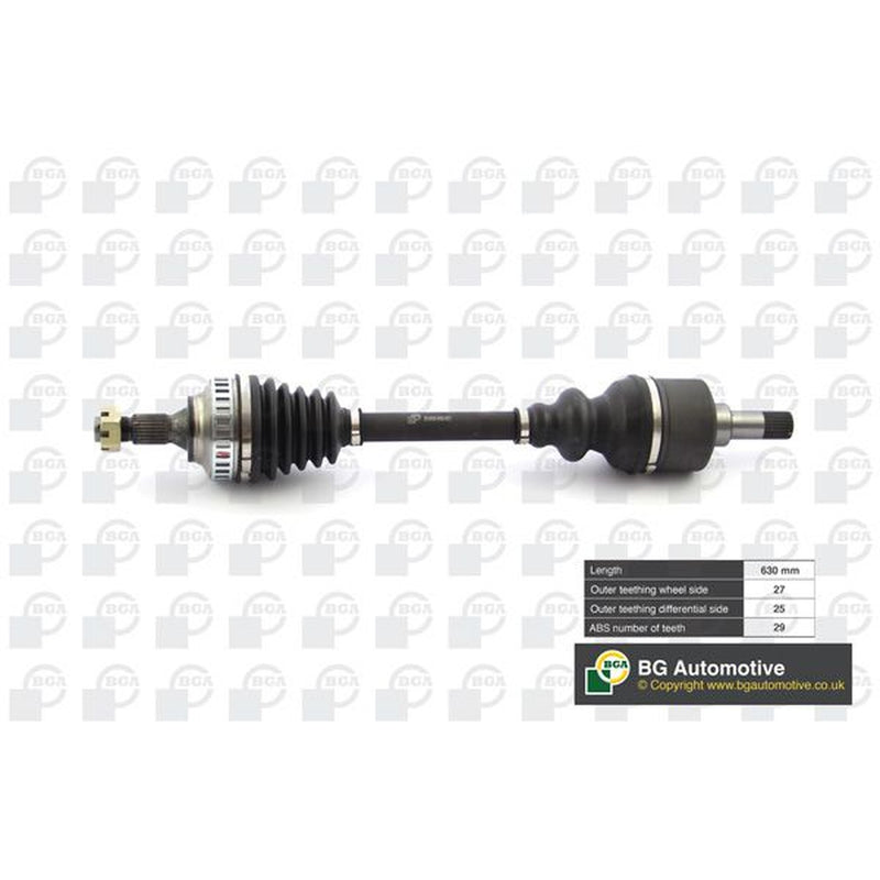 BGA CV Drive Shaft Driveshaft Front Left fits Peugeot 306 1993-2002 1.9 2.0