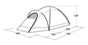 Outwell Cloud 2 Dome Tent 2 Berth Outwell - Dynamic Drive