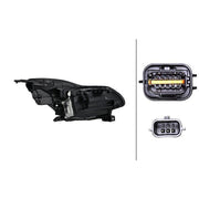 Hella Headlight Headlamp LED Left fits Renault Captur II 2020 on