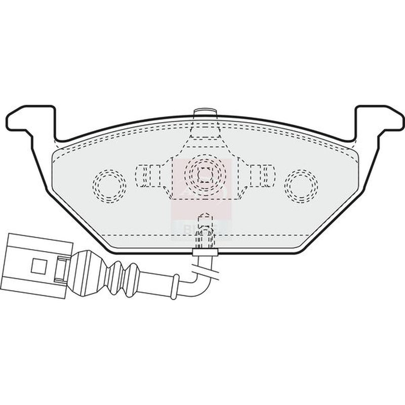 Apec Front & Rear Brake Discs & Pads fits Skoda Octavia I Combi 2000-2010 1.9