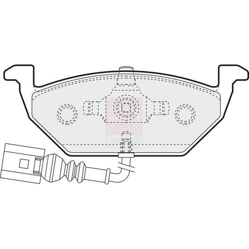 Apec Front & Rear Brake Discs & Pads fits Skoda Octavia I Combi 2000-2010 1.9