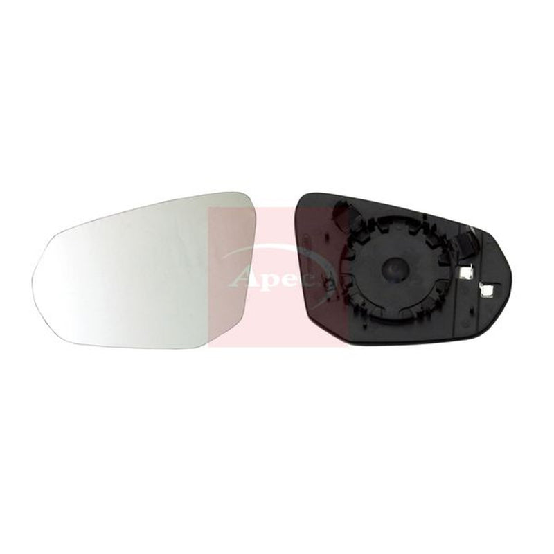 Apec Exterior Wing Mirror Glass Left fits Audi Q2 2016-2021 1.0 1.4 1.6 2.0