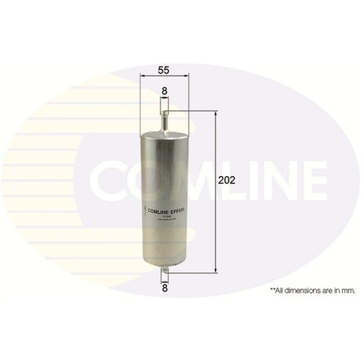 Comline Fuel Filter Element fits Alpina B10 1993-1995 4.0 4.6