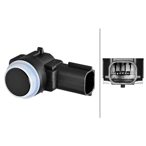 Hella Parking Sensor (PDC) Rear fits Chevrolet Camaro 2015-2016 2.0 6.2