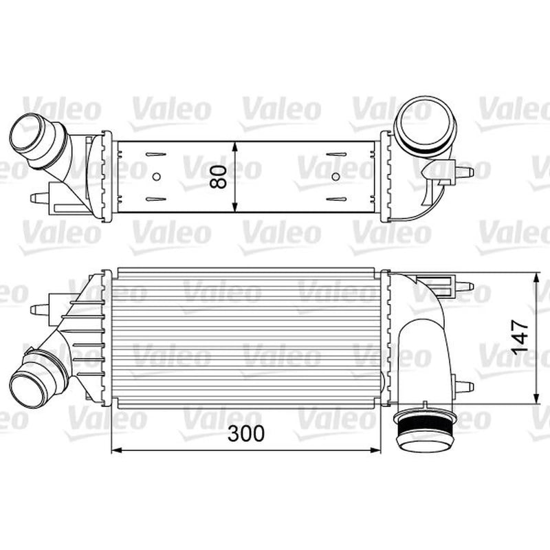 Valeo Intercooler (Charge Air Cooler) 818583