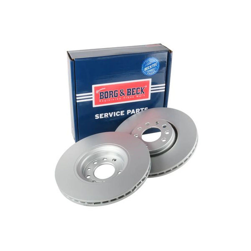 Borg & Beck Front & Rear Brake Discs & Pads fits Saab 9-5 2006-2009 1.9