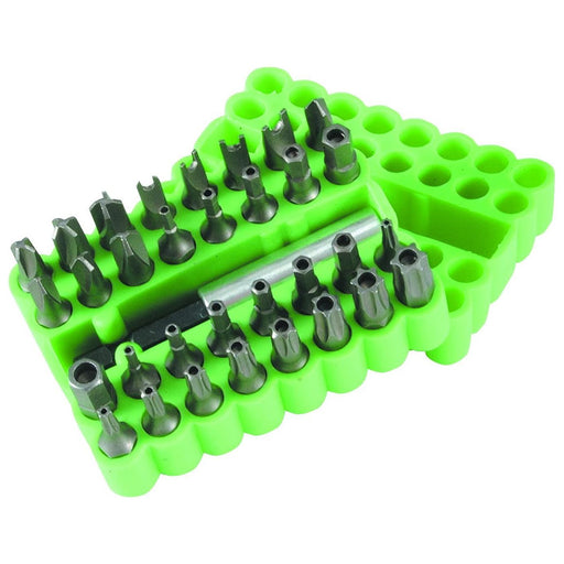 Laser Tamperproof Bit Set 33pc 1733 Laser - Dynamic Drive