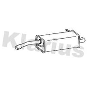 Klarius Box With Tail Pipe Rear fits Ford Fiesta VI 2008-2017 1.6
