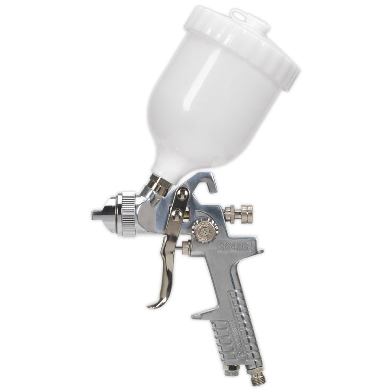 Sealey Spray Gun Gravity Feed 1.8mm Set-Up S642G Sealey - Dynamic Drive