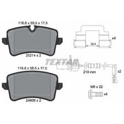 Textar Rear Brake Pad Set 2521403