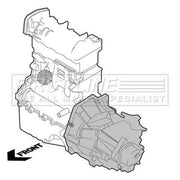 First Line Engine Mount Mounting fits Alfa Romeo 147 2001-2010 1.9
