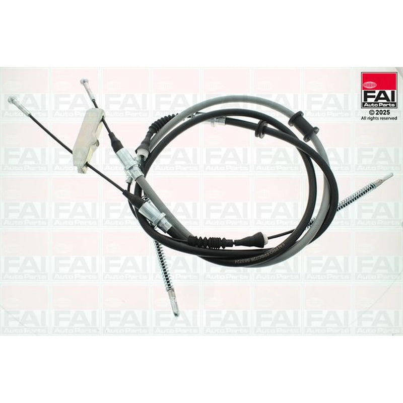 FAI Handbrake Cable Left Rear fits Opel Astra F 1991-2001 1.4 1.6 1.7 2.0