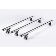 Summit 2 x Aluminium Fixed Point Roof Bars Rack 1.25m for Volkswagen Caddy Summit - NN4 Online
