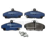 Borg & Beck Front & Rear Brake Discs & Pads fits Honda Civic VII 2001-2005 1.6