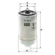 MANN-FILTER Full Service Kit with Air, Oil, Fuel & Cabin Filters fits Fiat Stilo