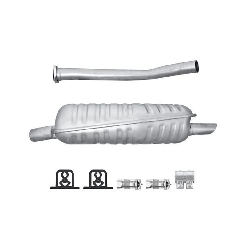 Hella End Silencer Rear fits BMW 3 1991-1999