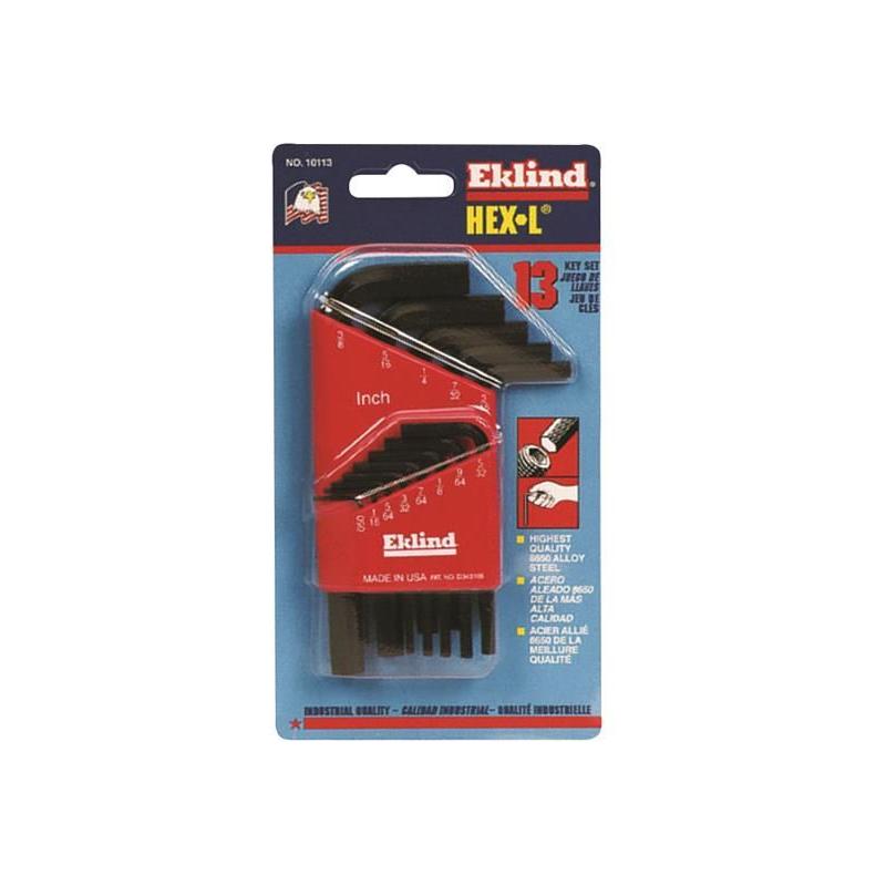 Eklind REK10113 Imperial Short Handle Hex L-Key Set, 13 Piece Eklind - NN4 Online