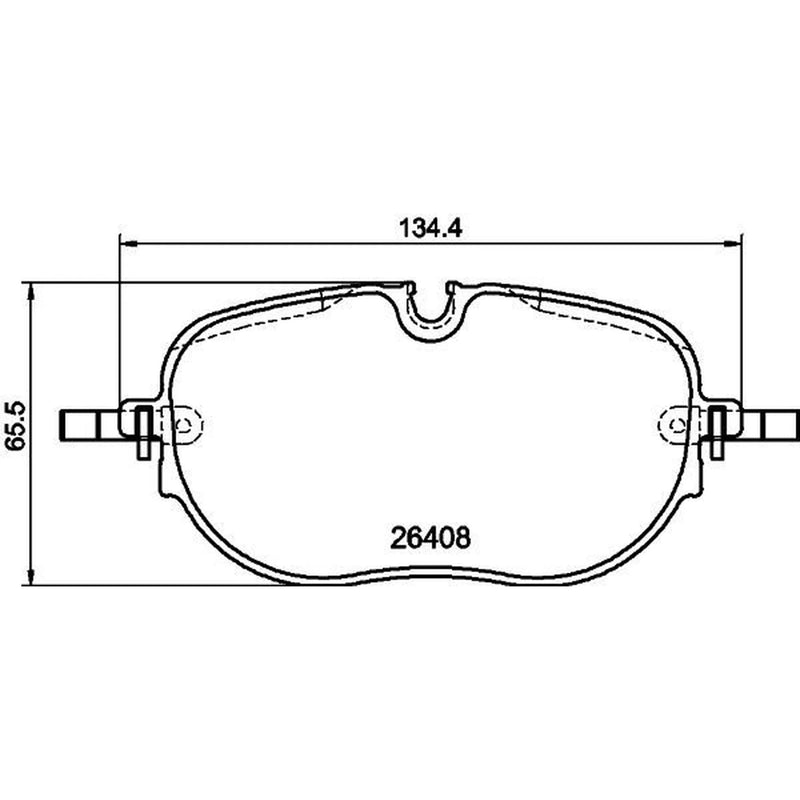 DON Front Brake Pad Set fits Cupra Born 2021-2025
