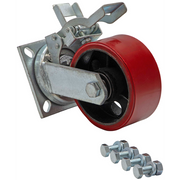 Sealey Wheel,Swivel Castor,4 Bolt (w/Brake)