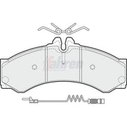 Fahren Rear Brake Pad Set FBP3112