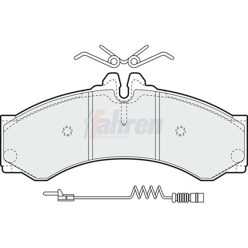 Fahren Rear Brake Pad Set FBP3112