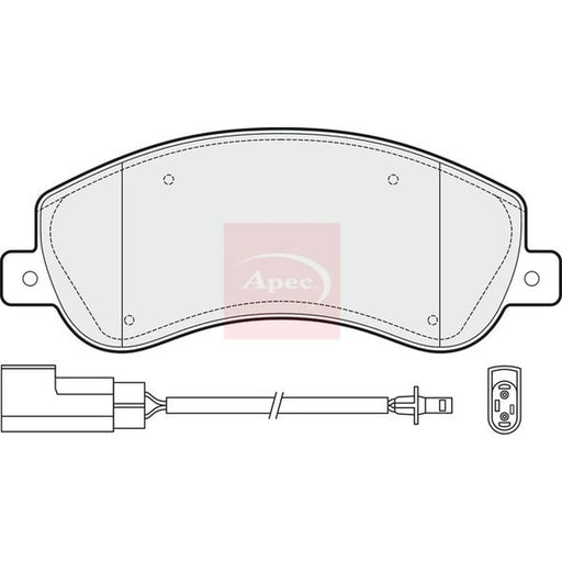 Apec Front Brake Pad Set PAD1475