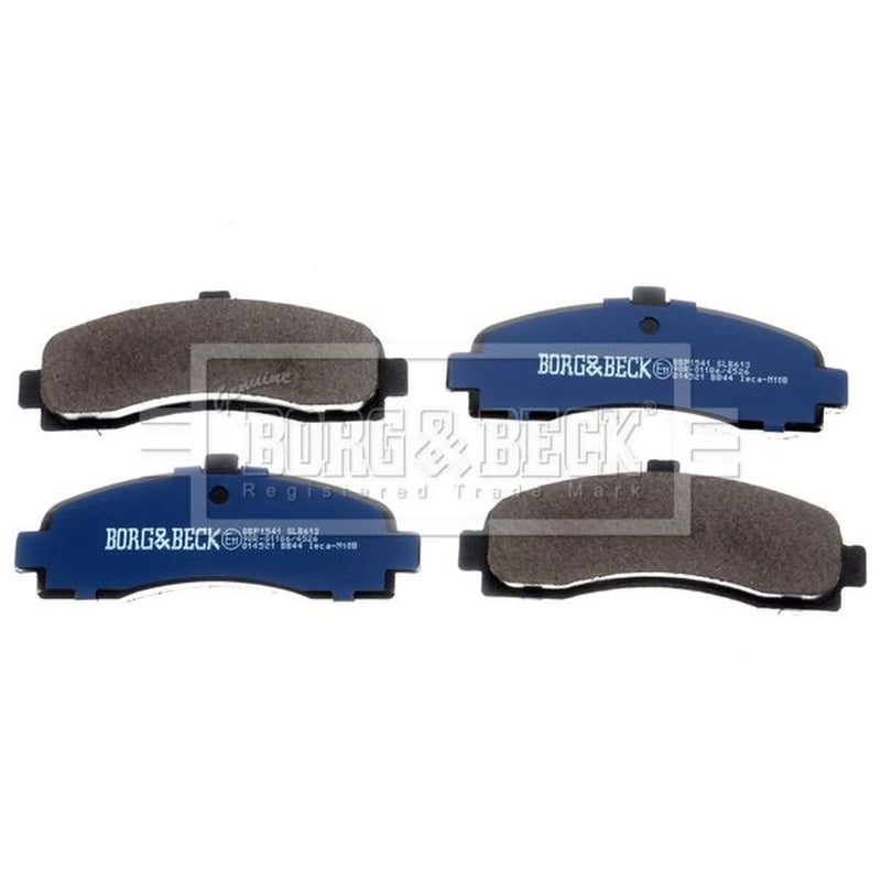 Borg & Beck Front Brake Discs & Pads fits Nissan Micra II 2000-2003 1.0 1.4