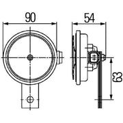 Hella Car Horn Signal Unit fits Claas Arion 2012 on