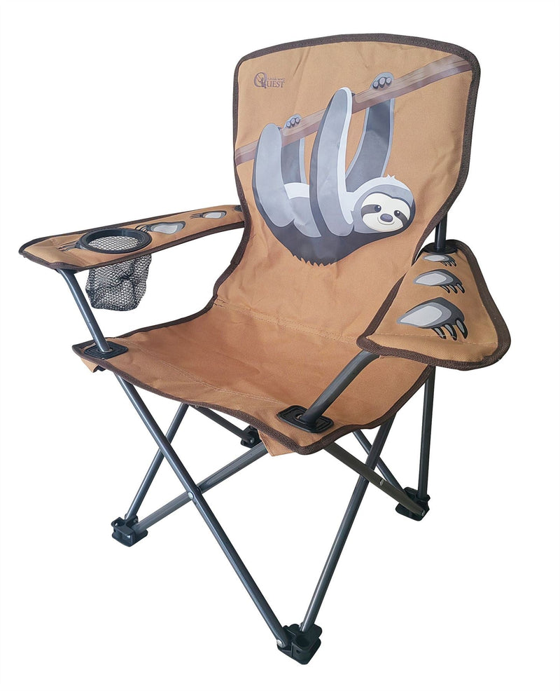 Quest Childrens Sloth Fun Folding Camping Chair Quest - Dynamic Drive