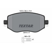 Textar Front Brake Pad Set 2261001