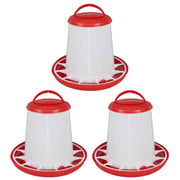 Sealey Poultry Feeder 3kg - Pack of 3 Durable Plastic Feeders