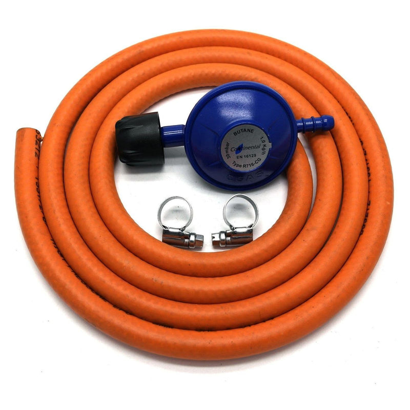CAMPINGAZ Type 30mbar GAS REGULATOR With 2m Hose + 2 Clips FITS 907 904 901 Campingaz  - Dynamic Drive