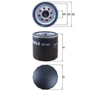 Mahle Engine Oil Filter OC 1421
