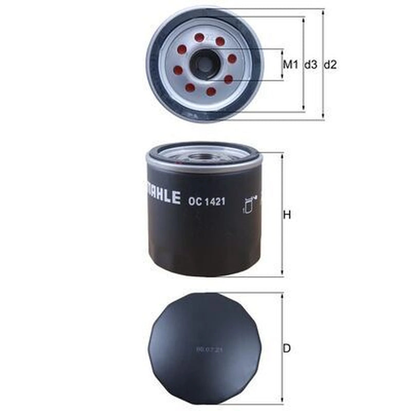 Mahle Engine Oil Filter OC 1421