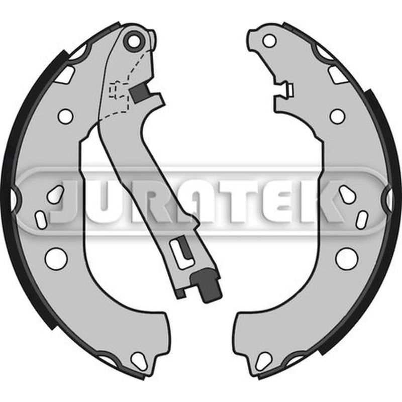 Juratek Brake Shoe Set Axle Kit Rear fits Fiat Doblo 2001-2005