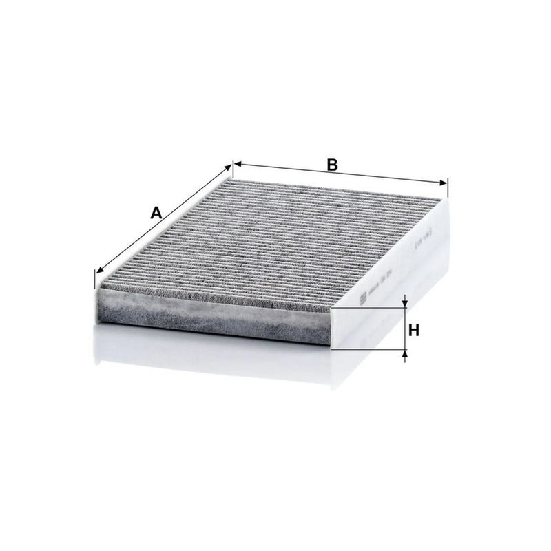 MANN-FILTER Cabin Air Filter (Pollen Filter) below the middle fits Lancia Thesis