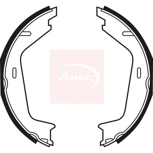 Apec Parking Brake Shoe Set fits Volvo XC90 I 2002-2014 2.5 3.2