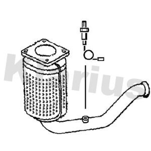 Klarius Catalyst Type Approved fits Citroën Nemo 2009 on 1.4