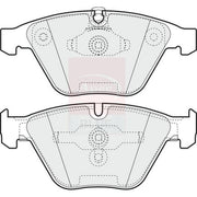 Apec Front Brake Pad Set fits BMW 1 2011-2012