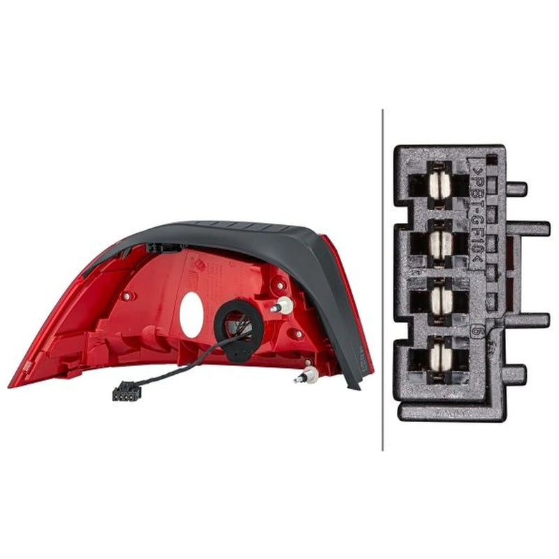 Hella Tail Light / Lamp LED Right fits VW Eos 2006-2015 1.4 2.0 3.6