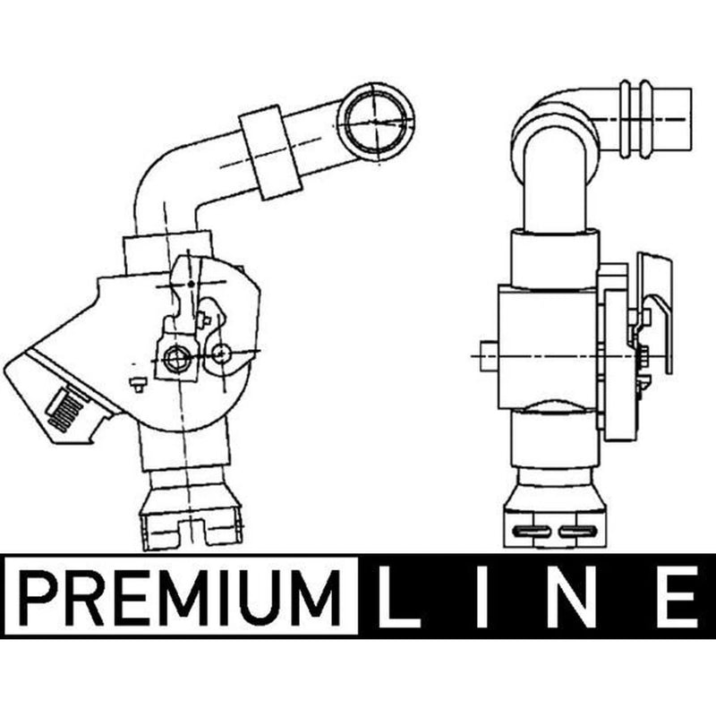 Mahle Coolant Control Valve Assembly fits Man Tga 2000-2006