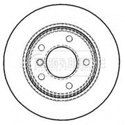 Borg & Beck Rear Brake Solid Discs & Pads fits BMW 1 2004-2011