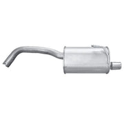 Hella End Silencer Rear fits Fiat 500 2007-2009 1.3 1.4