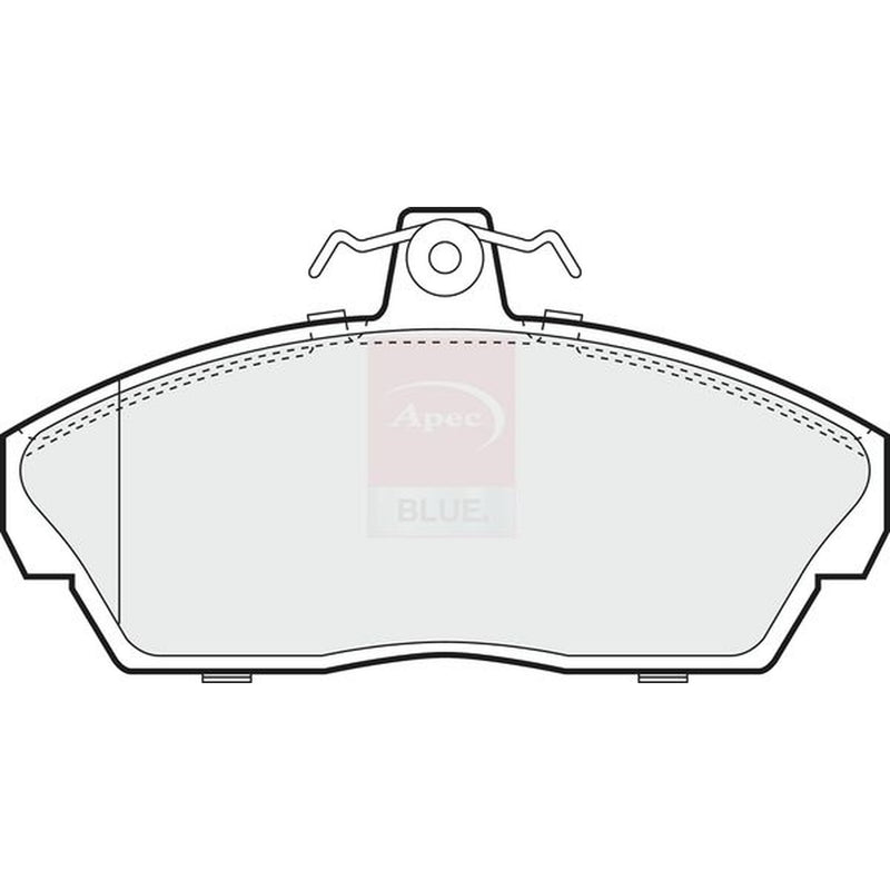 Apec Front Brake Pad Set fits Land Rover Freelander I 1998-2000 1.8 2.0