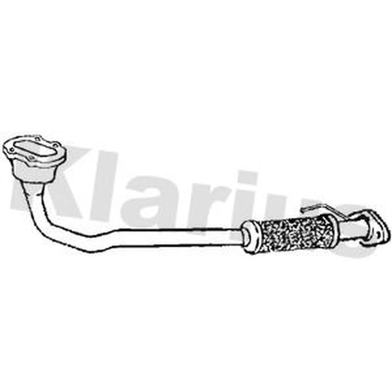 Klarius Exhaust Pipe OD fits Fiat Doblo 2001 on 1.9